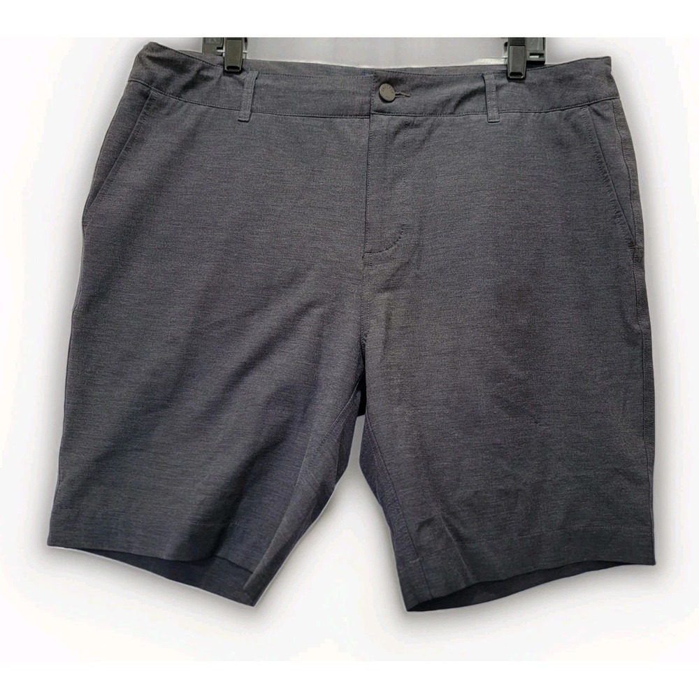 Faherty Shorts Mens 36 Gray All Day Drawstring Chino Stretch Casual Pockets Gray